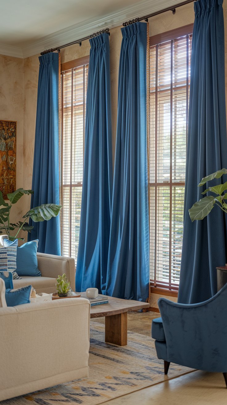 32 Modern Curtain Ideas for Your Living Room
