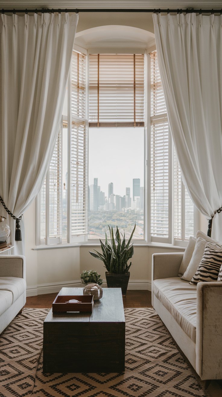 32 Modern Curtain Ideas for Your Living Room