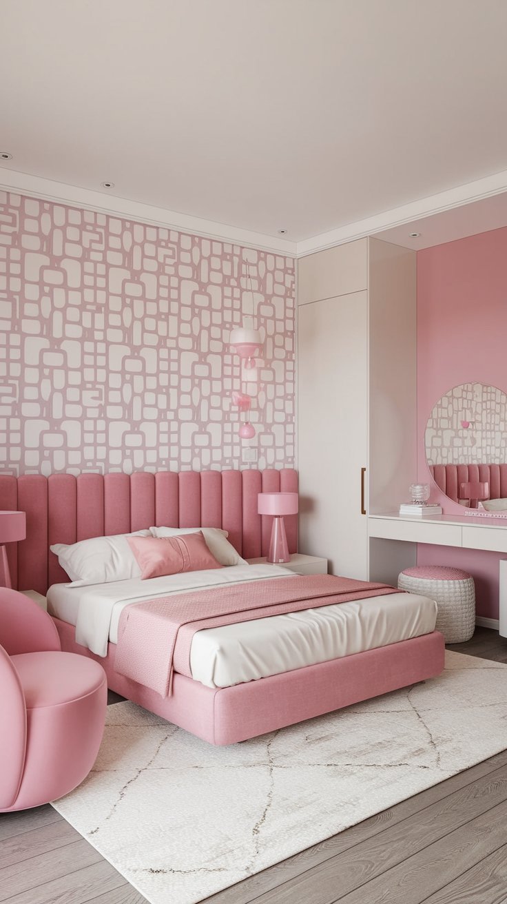 40 White and Pink Bedroom Ideas for a Charming and Stylish Space