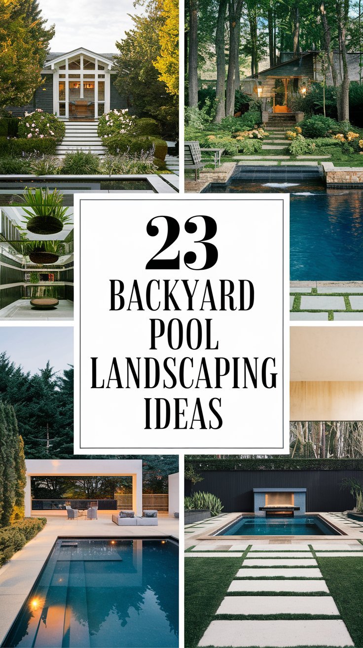 23 Backyard Pool Landscaping Ideas for a Stunning Oasis