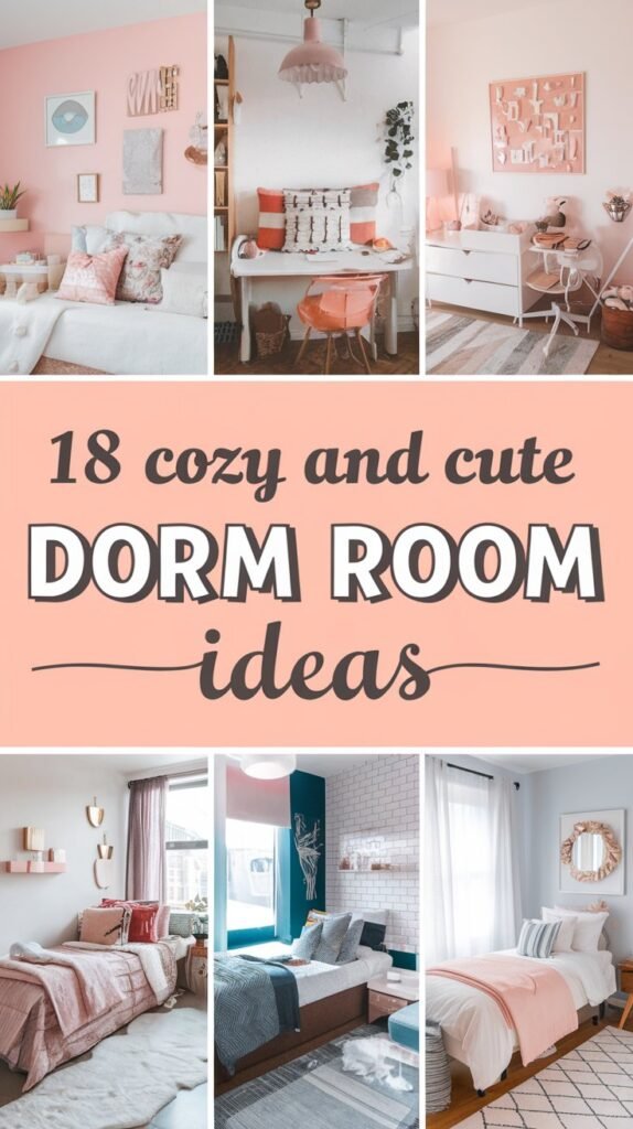 18 Cozy and Cute Dorm Room Ideas