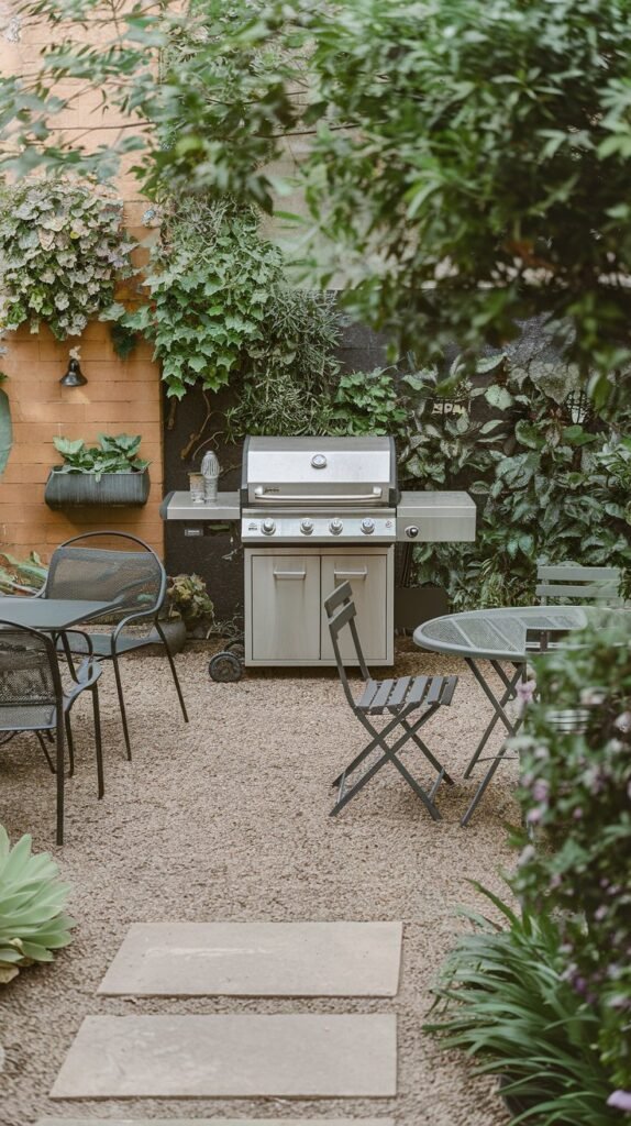 The Cozy Garden Grill Oasis