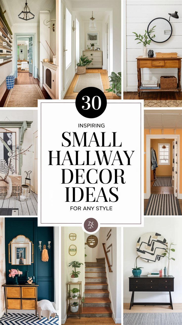 30 Inspiring Small Hallway Decor Ideas for Any Style