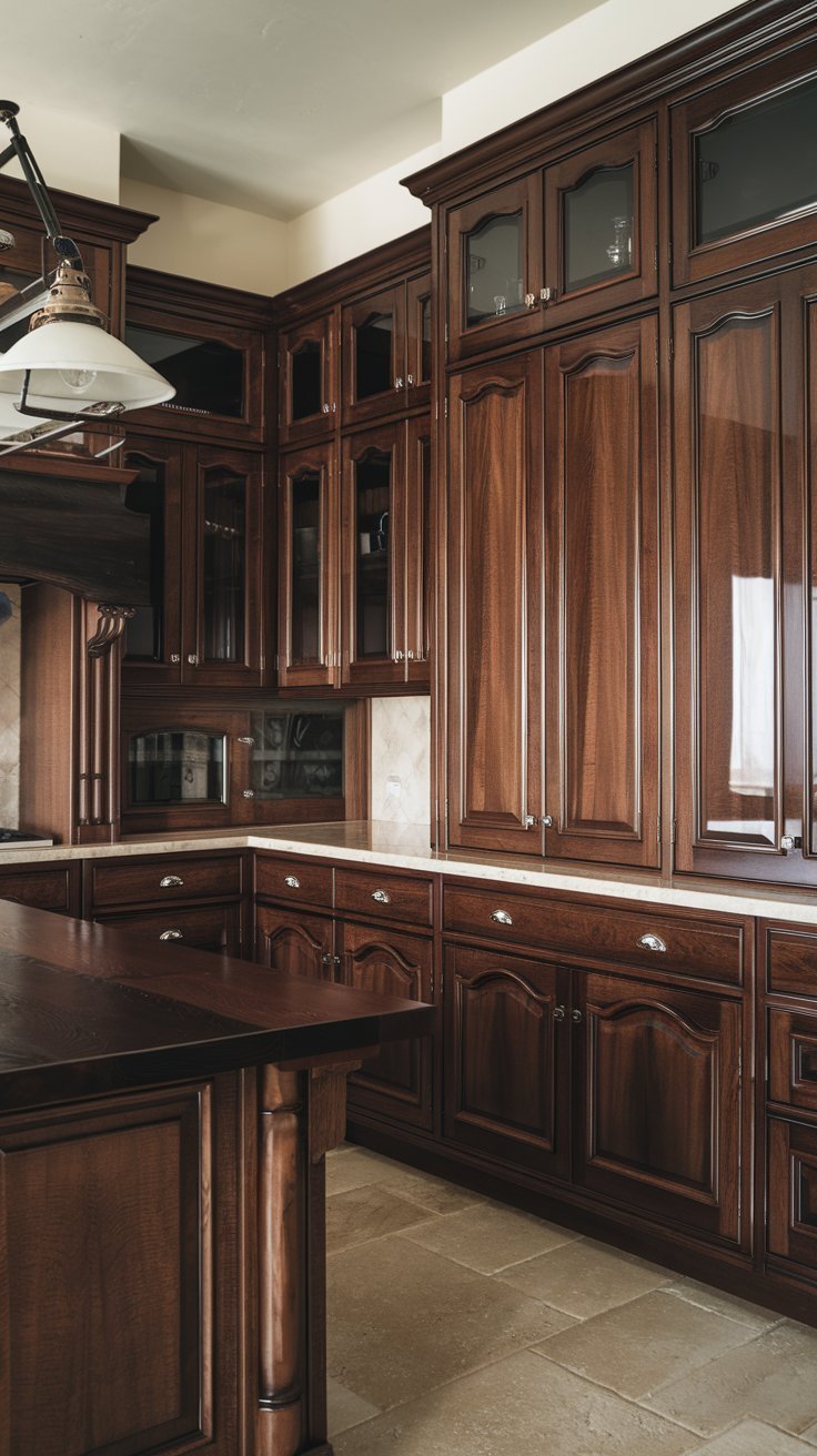 27 Cozy Dark Kitchen Cabinet Ideas