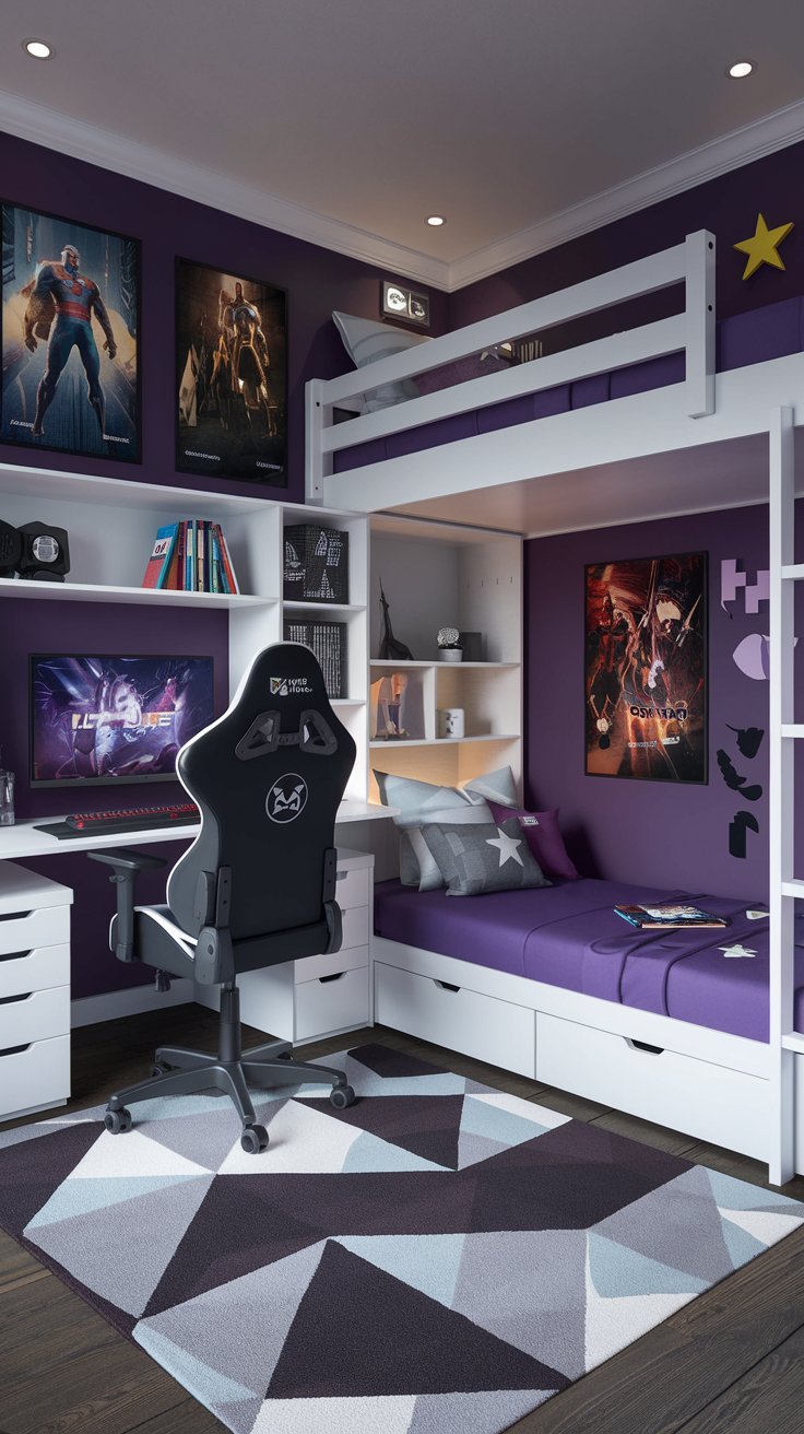 28 Cozy Gaming Bedroom Ideas for Boys