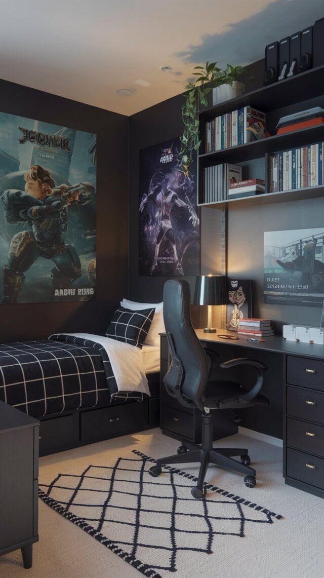 28 Cozy Gaming Bedroom Ideas for Boys