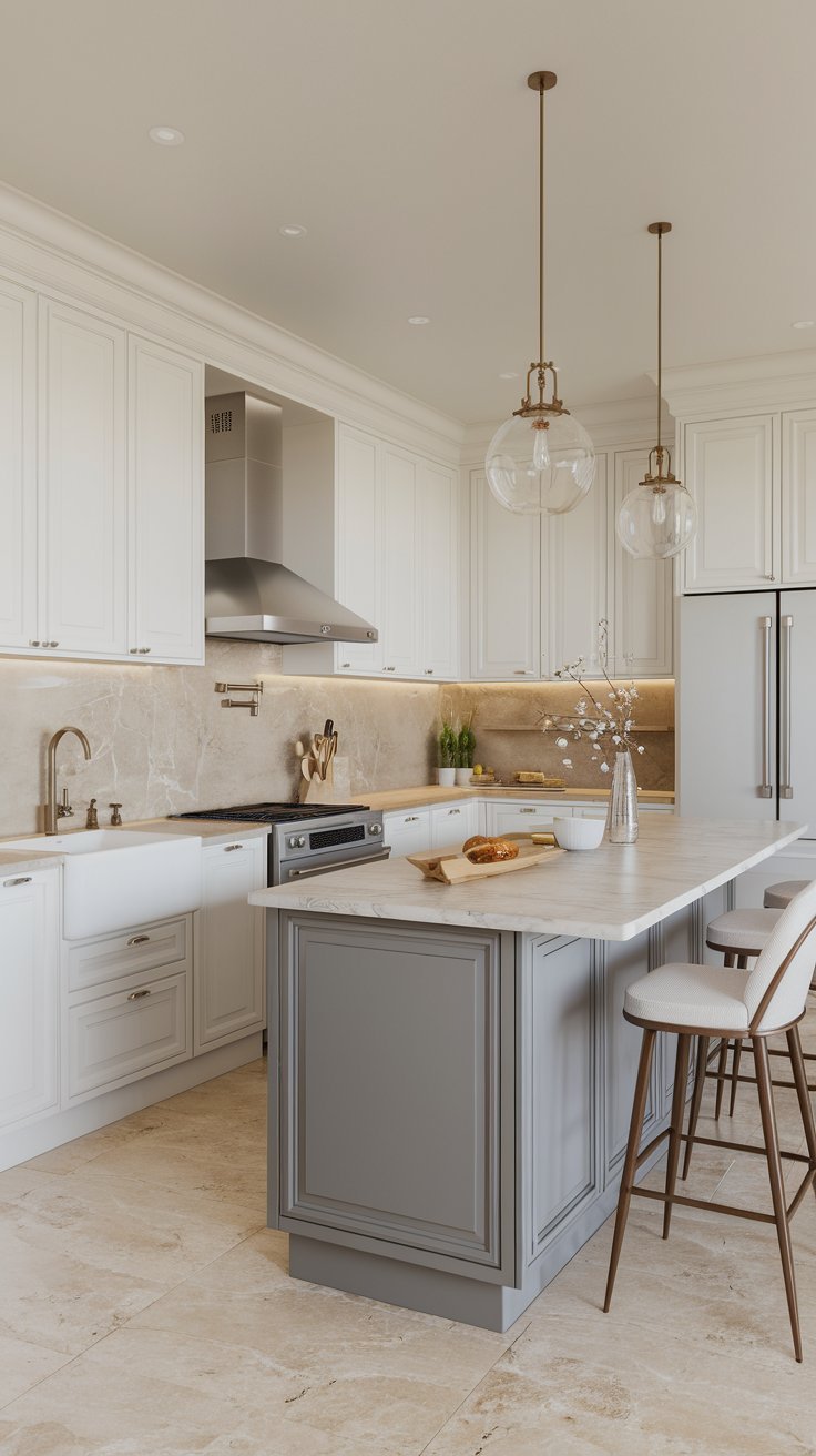 20 Modern Coastal Kitchen Ideas with an Island