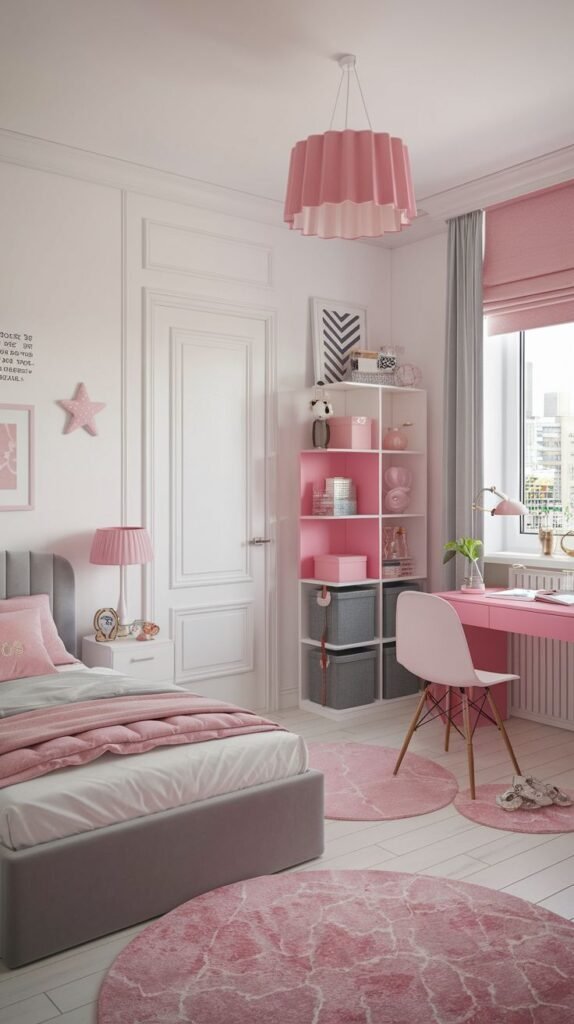 Pink and White Sophisticated Sanctuary