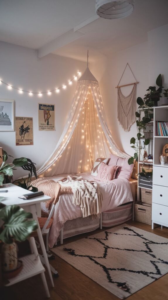 Bohemian Fairy Light Retreat