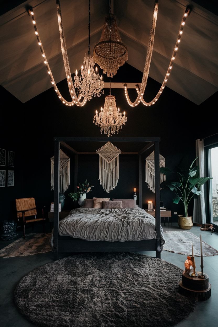 24 Dark Boho Bedroom Ideas