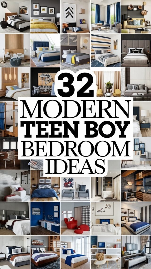 32 Modern Teen Boy Bedroom Ideas for Ultimate Comfort