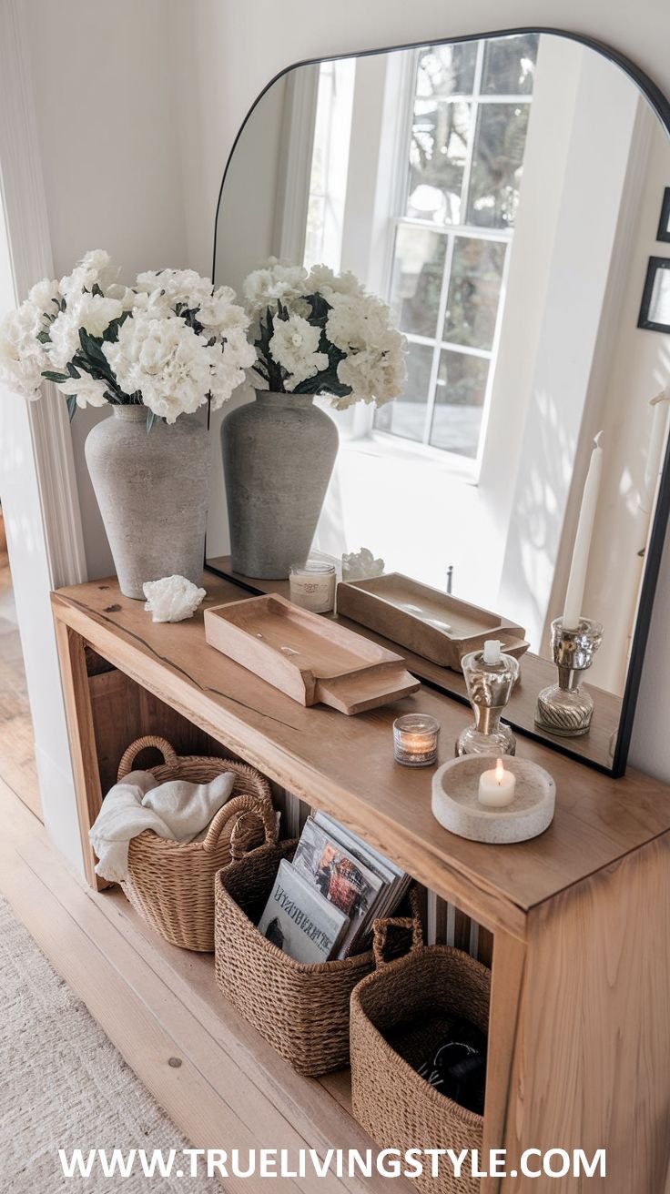 38 Entryway Table Decor Ideas for a Welcoming Home