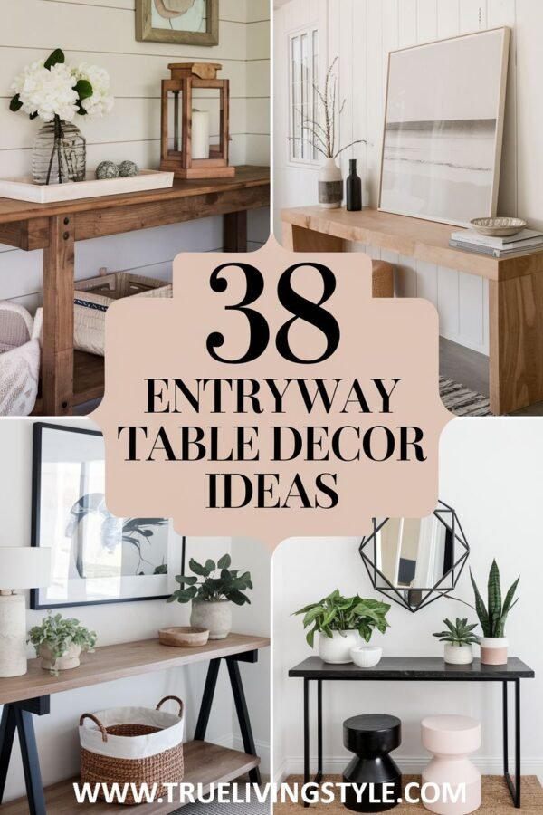 38 Entryway Table Decor Ideas for a Welcoming Home