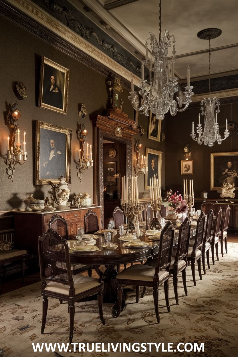 30 Luxury Victorian Dining Room Ideas