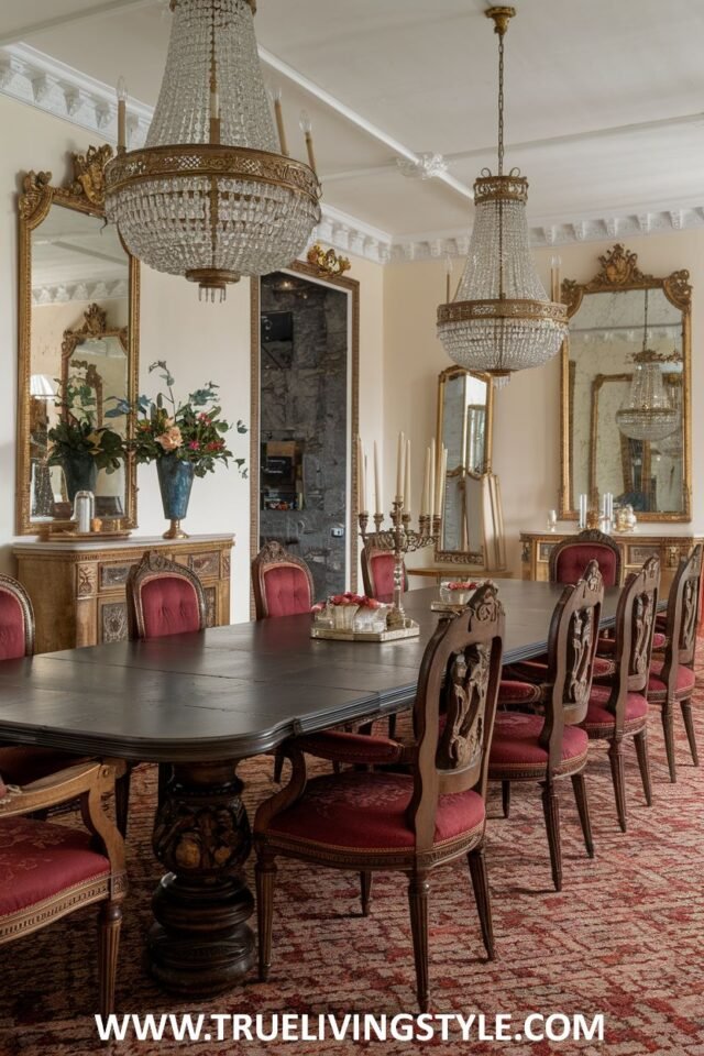 30 Luxury Victorian Dining Room Ideas