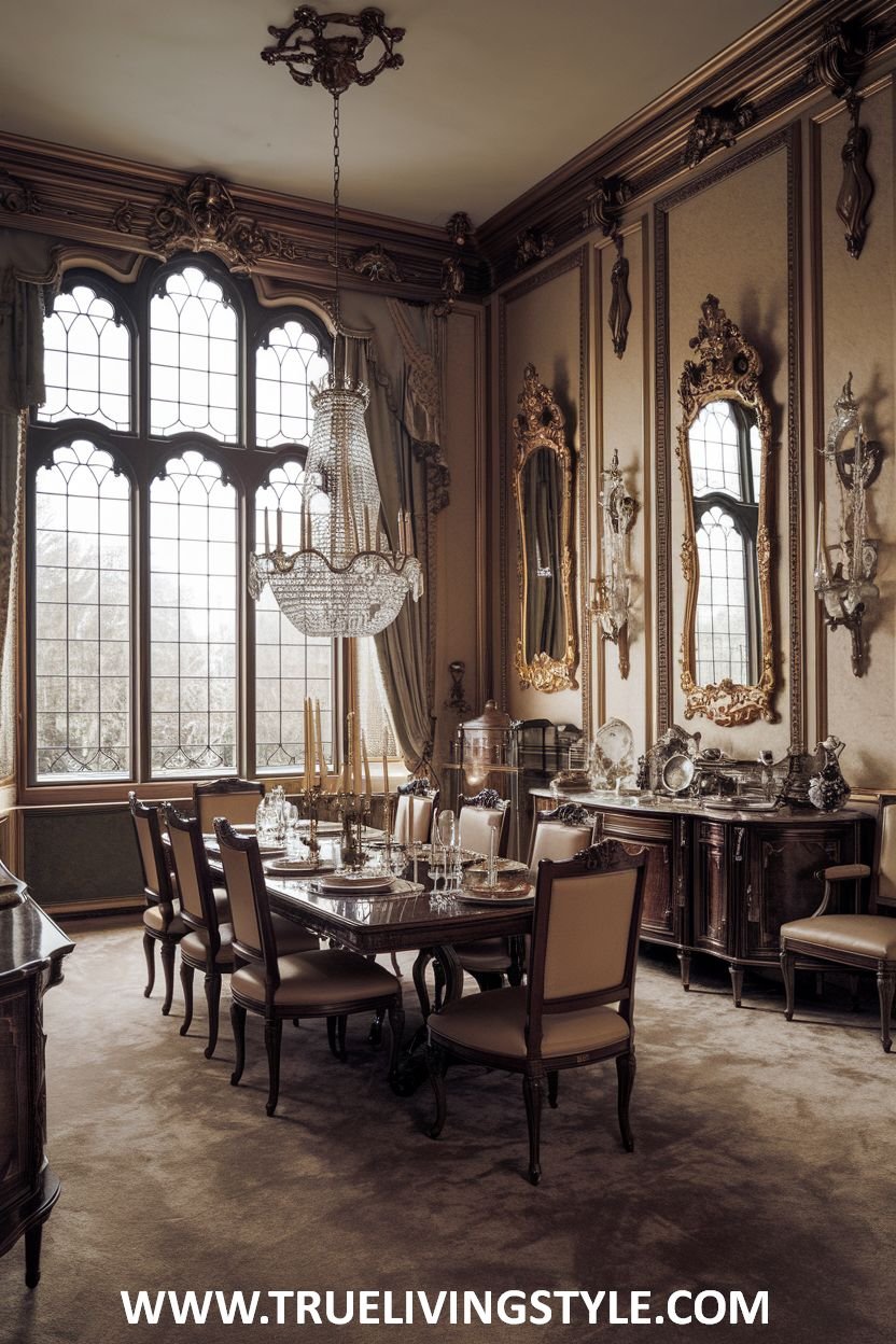 30 Luxury Victorian Dining Room Ideas