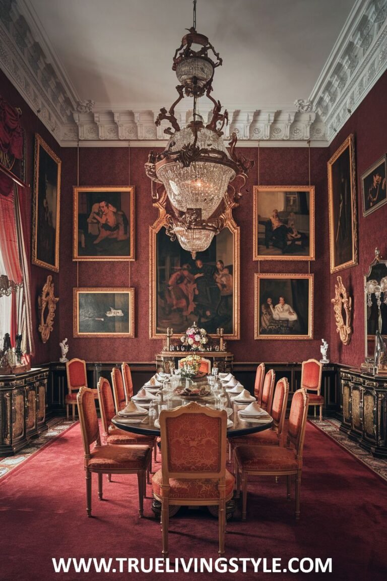 Victorian Living Room Dining Room