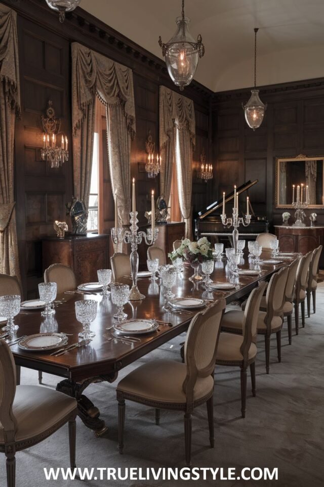 30 Luxury Victorian Dining Room Ideas