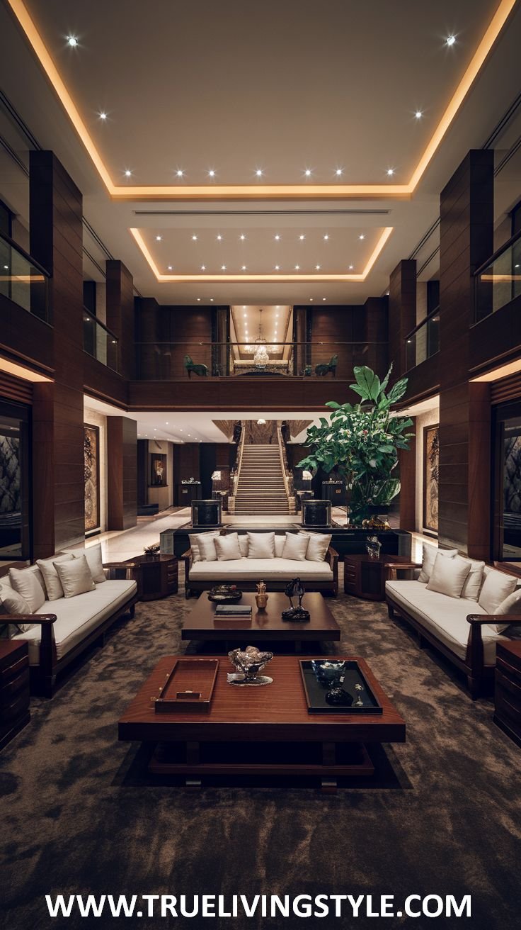 Luxury Modern Mansion Living Room