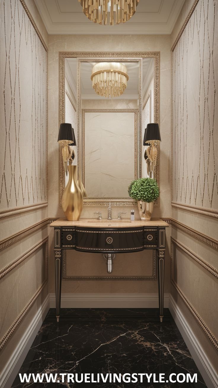 31 Modern Luxury Powder Room Ideas for a Chic Look