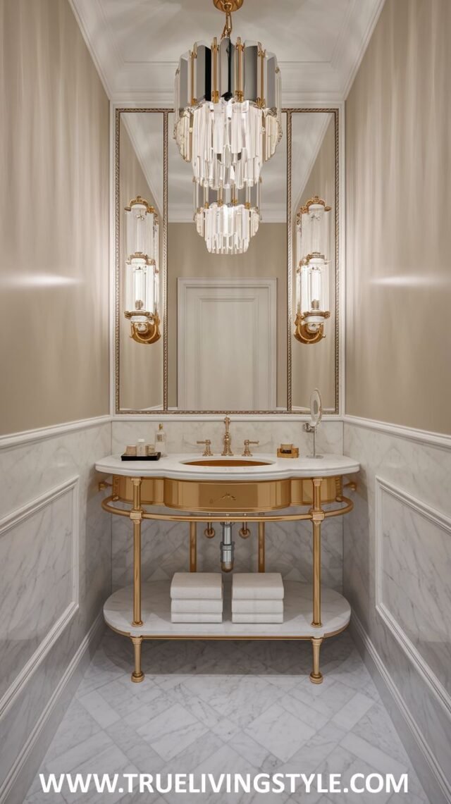 31 Modern Luxury Powder Room Ideas for a Chic Look