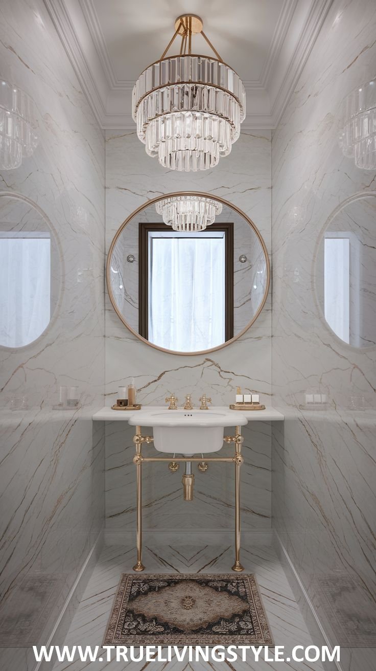 31 Modern Luxury Powder Room Ideas for a Chic Look