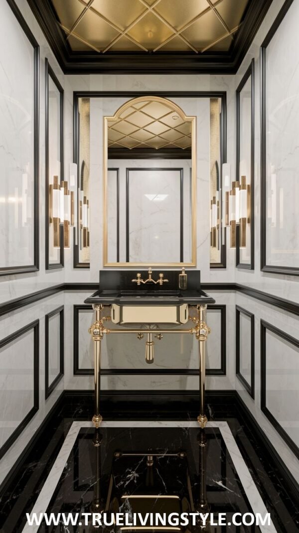 31 Modern Luxury Powder Room Ideas for a Chic Look