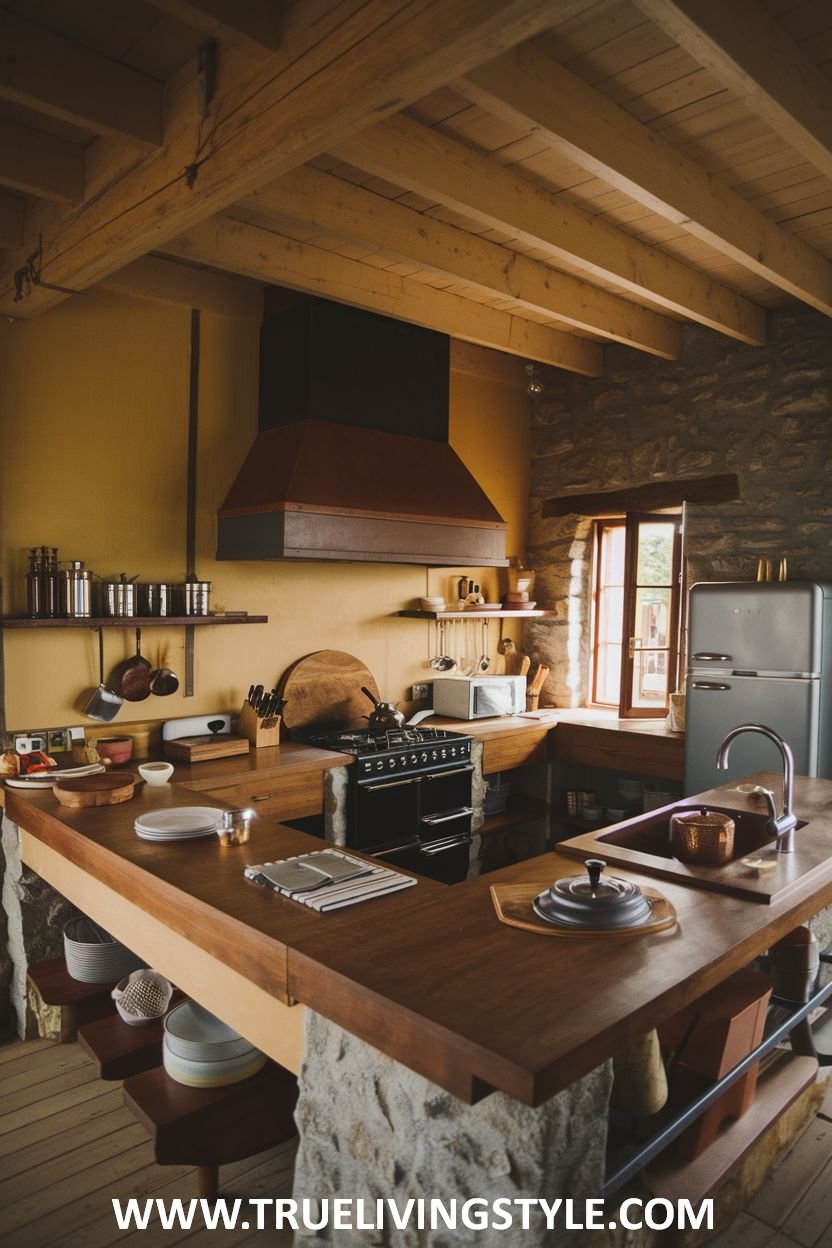 29 Rustic Modern Kitchen Ideas for a Warm and Royal Feel