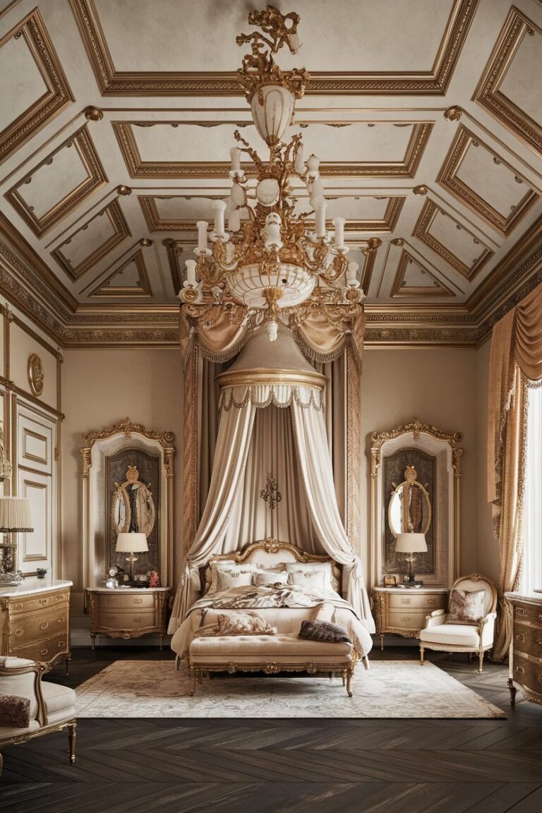 24 Comfortable French Bedroom Design Ideas for Ultimate Relaxation