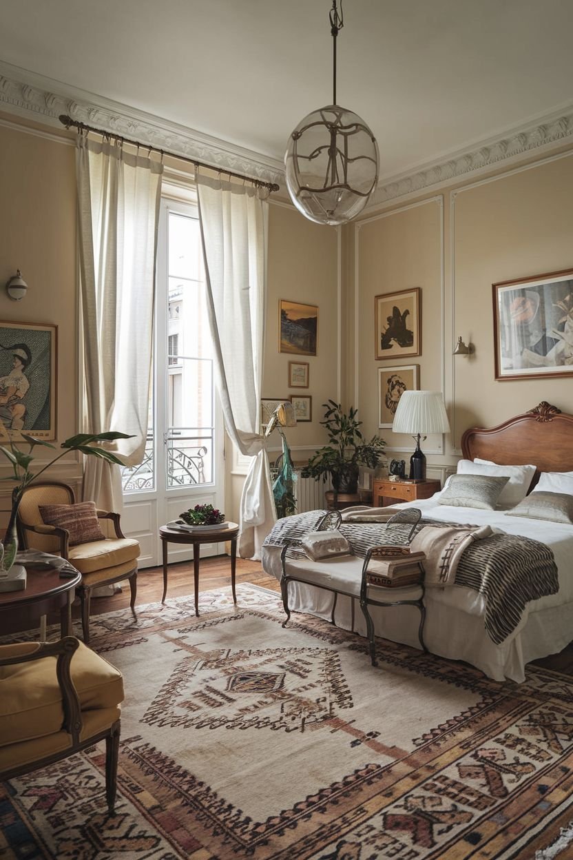 24 Comfortable French Bedroom Design Ideas for Ultimate Relaxation