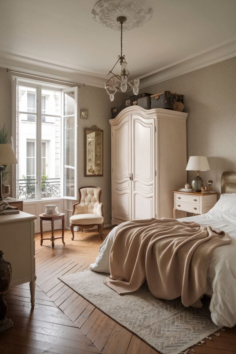 24 Comfortable French Bedroom Design Ideas for Ultimate Relaxation