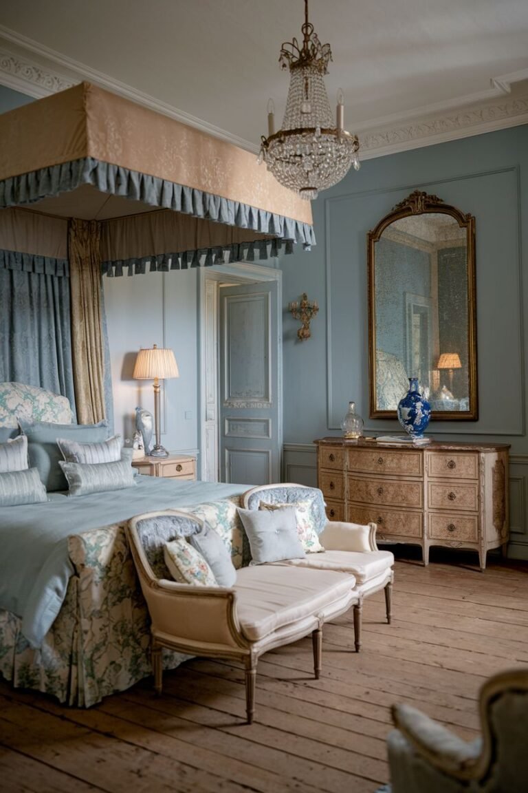 24 Comfortable French Bedroom Design Ideas for Ultimate Relaxation